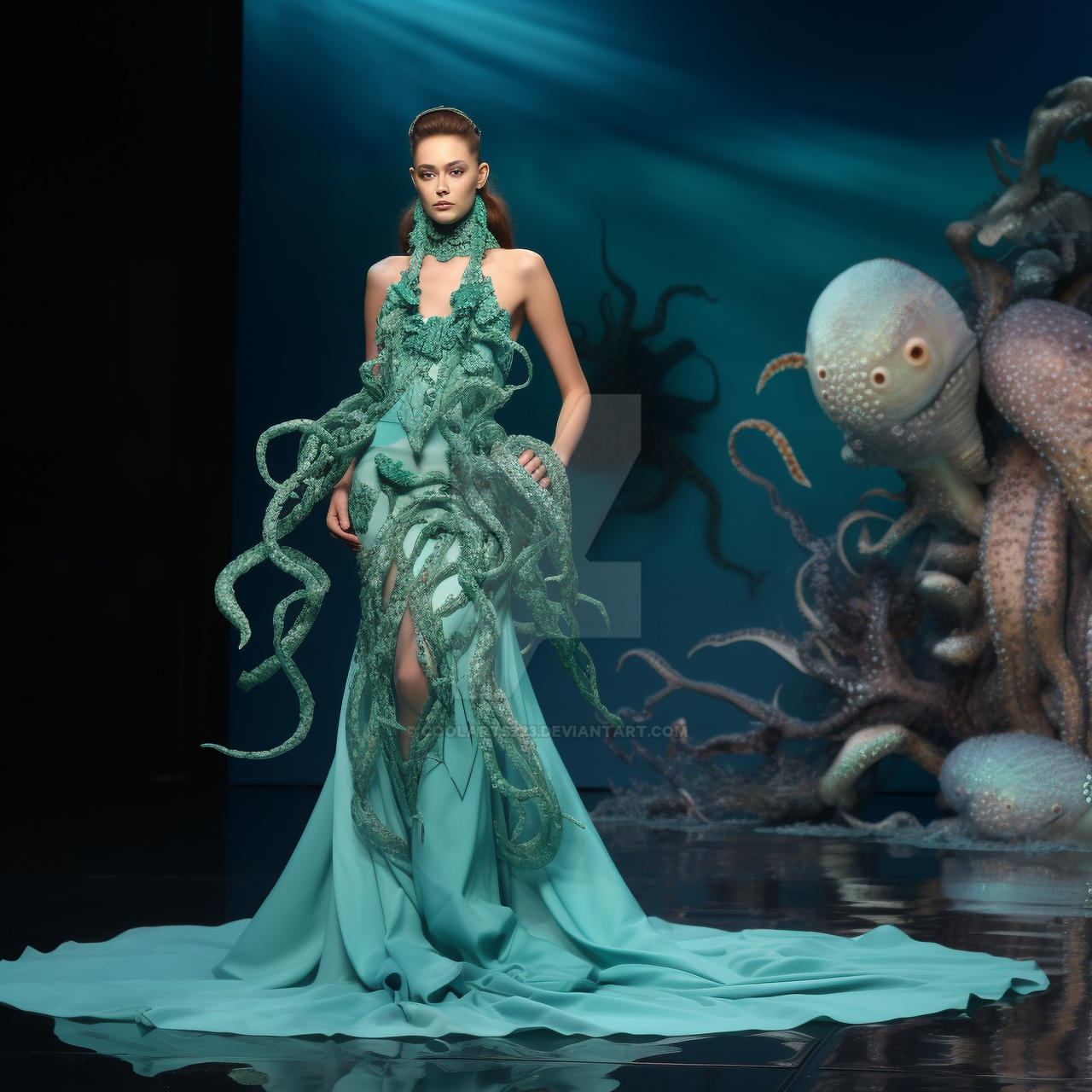 Dress In Style Of Sea Life By Coolarts223 On DeviantArt dress-in-style-of-sea-life-by-coolarts223-on-deviantart