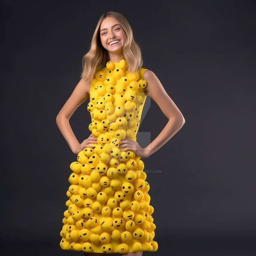 Dress made of emojis by Coolarts223 on DeviantArt