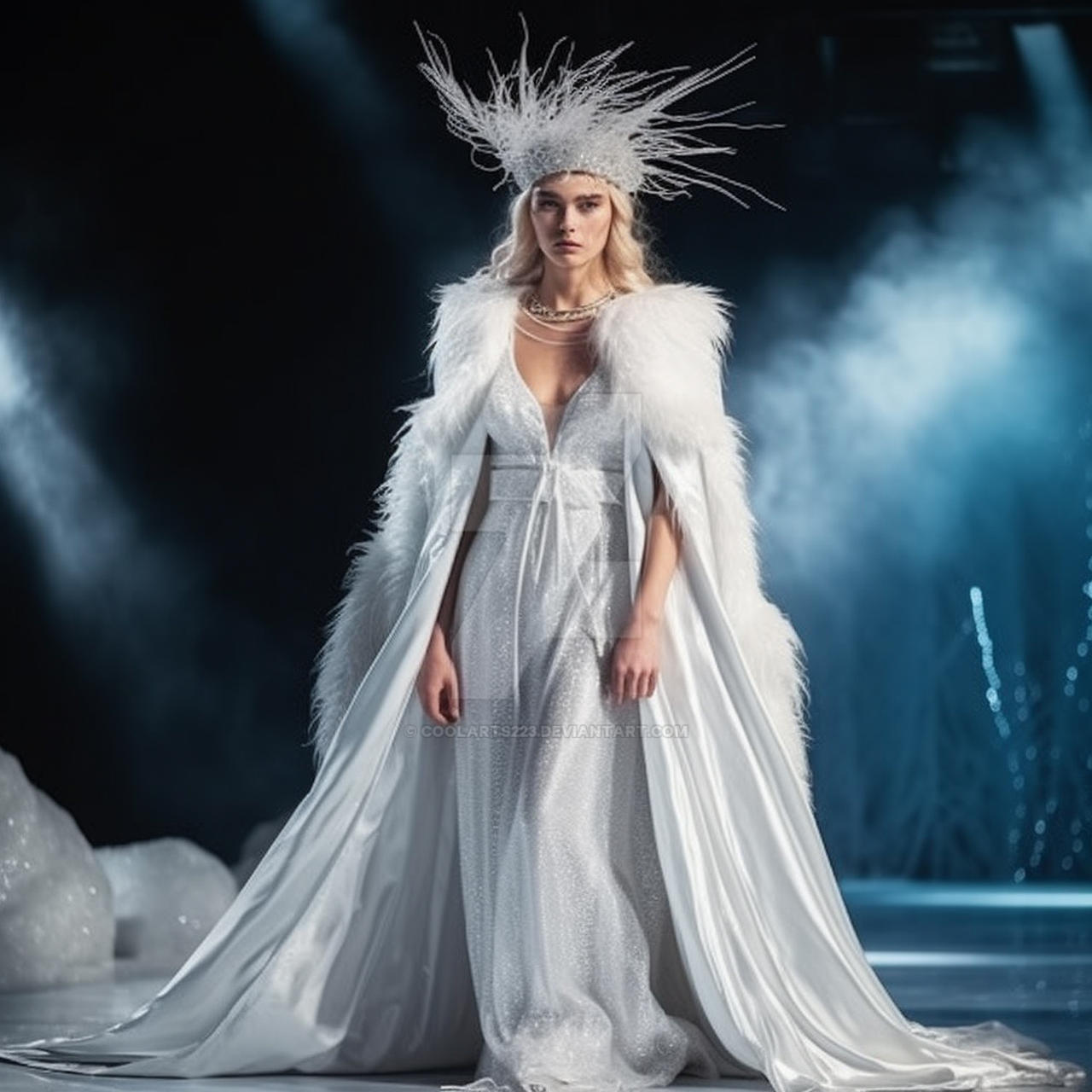 Dress In Style Of Snow Queen By Coolarts223 On Deviantart
