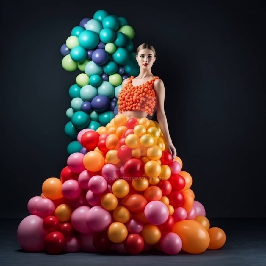Balloon dress by Coolarts223 on DeviantArt
