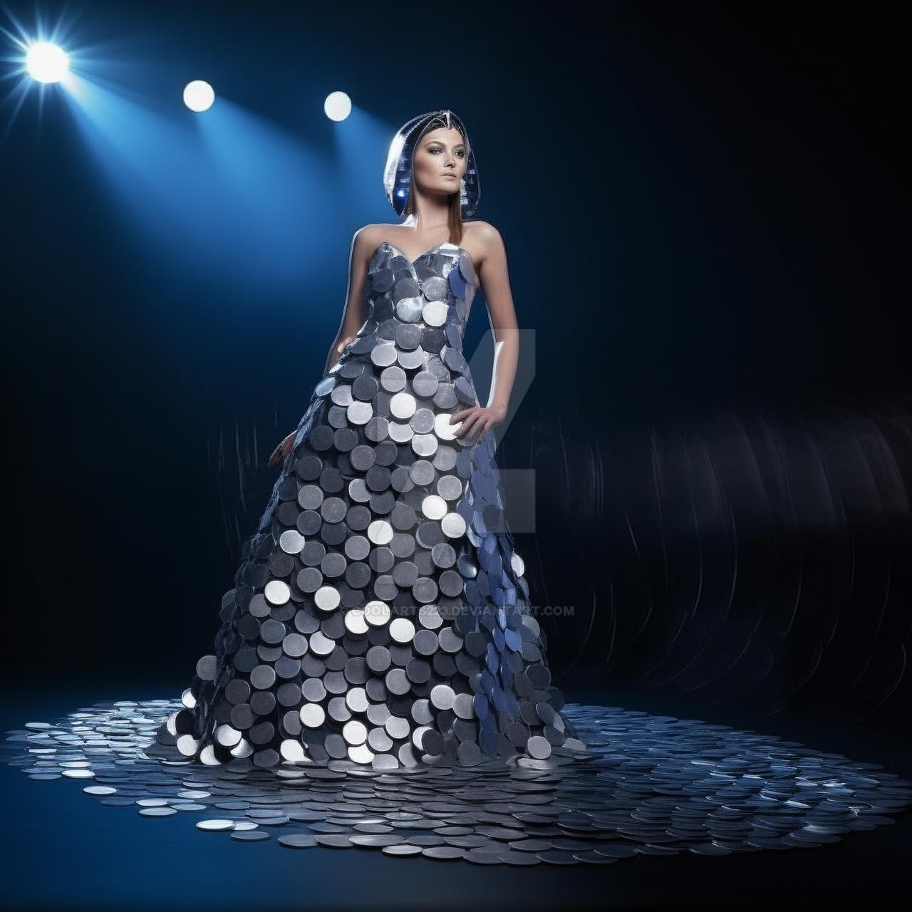 cd dress design CREATIVE CINDERELLA DRESS: BROKEN CDS