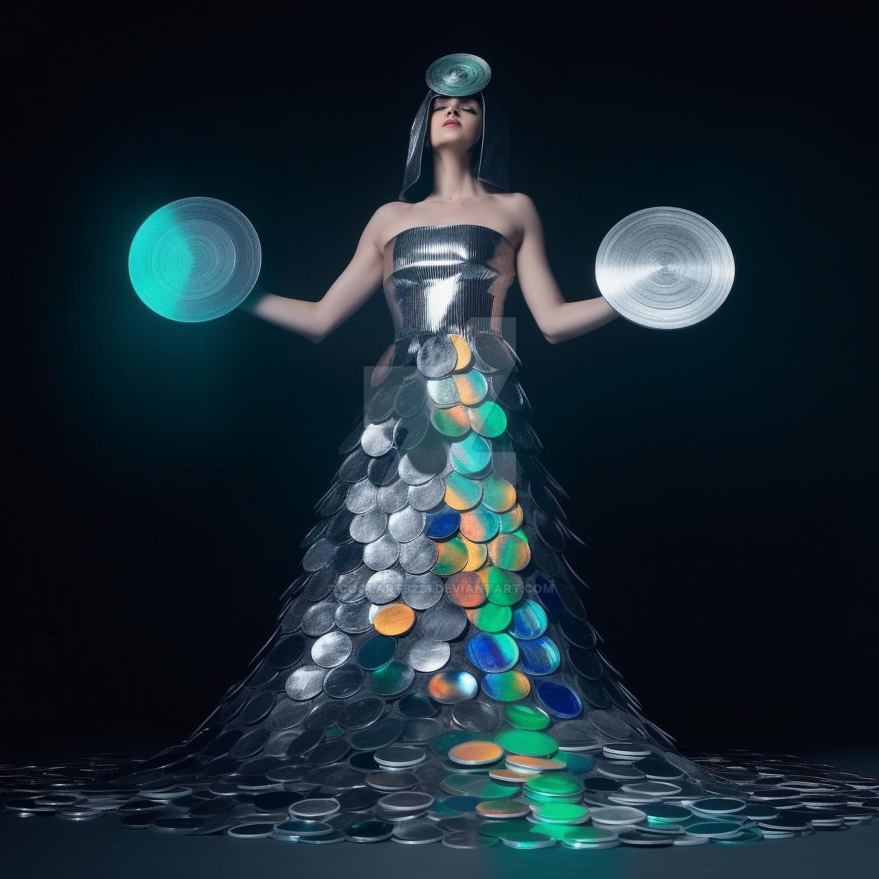 cd dress design Dress made of CDs Recycled Fashion Design Todd Youngblood Photography Blog & Mag