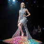 Dress made of sparkling gems