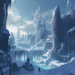 Frozen city