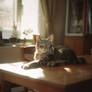 Cat at home, photography