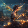 Fairy conjures in the night