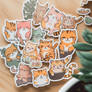 Sticker pack happy cats