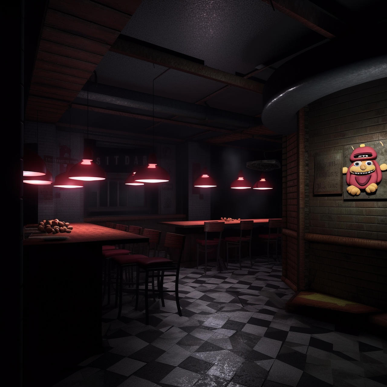 Five nights at Freddy's. Pizzeria interior by Coolarts223 on DeviantArt Five nights at Freddy's. Pizzeria interior by Coolarts223 on DeviantArt