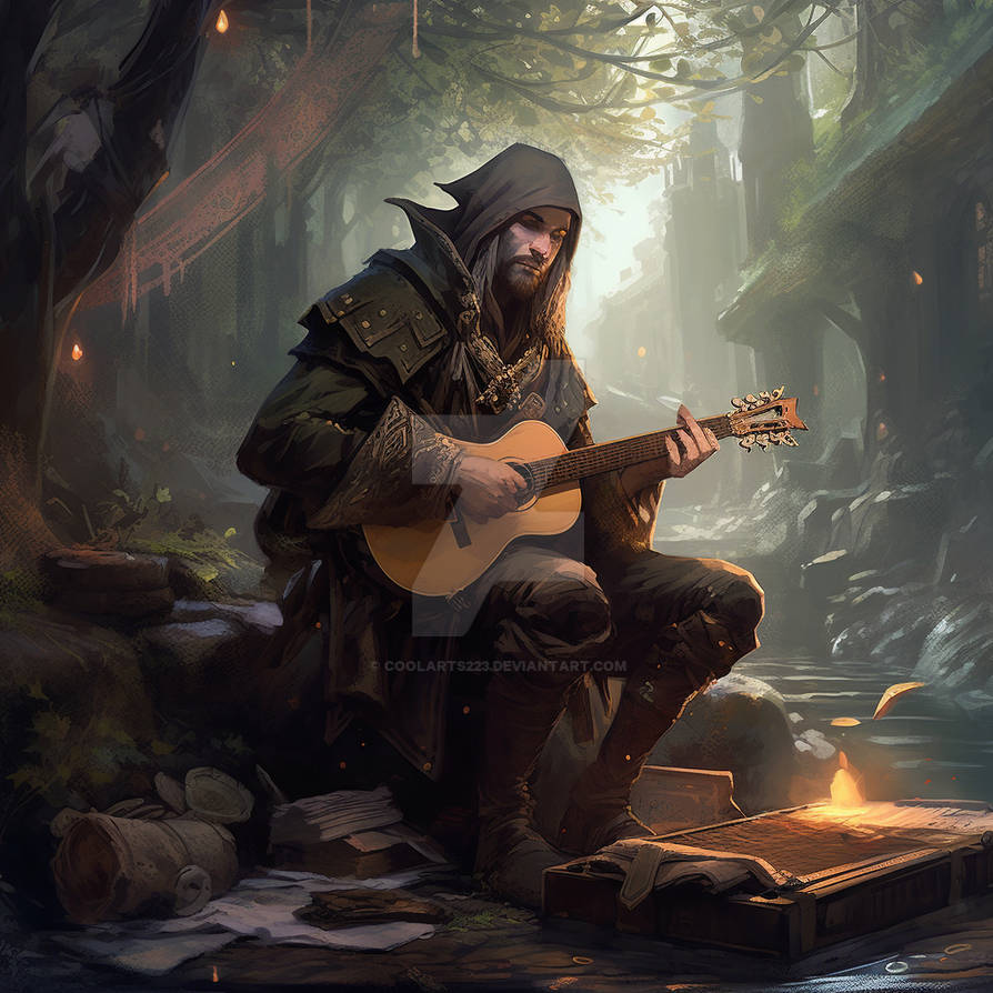 Travelling bard, wandering through fantasy worlds by Coolarts223 on ...