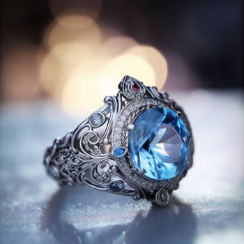 Jewelry ring of Snow Queen