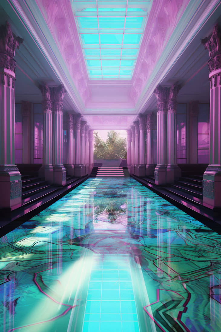 Abstracted Place Colourful abstract place with glass reflection by Coolarts223 on DeviantArt