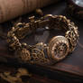 Jewelry bracelet with gears