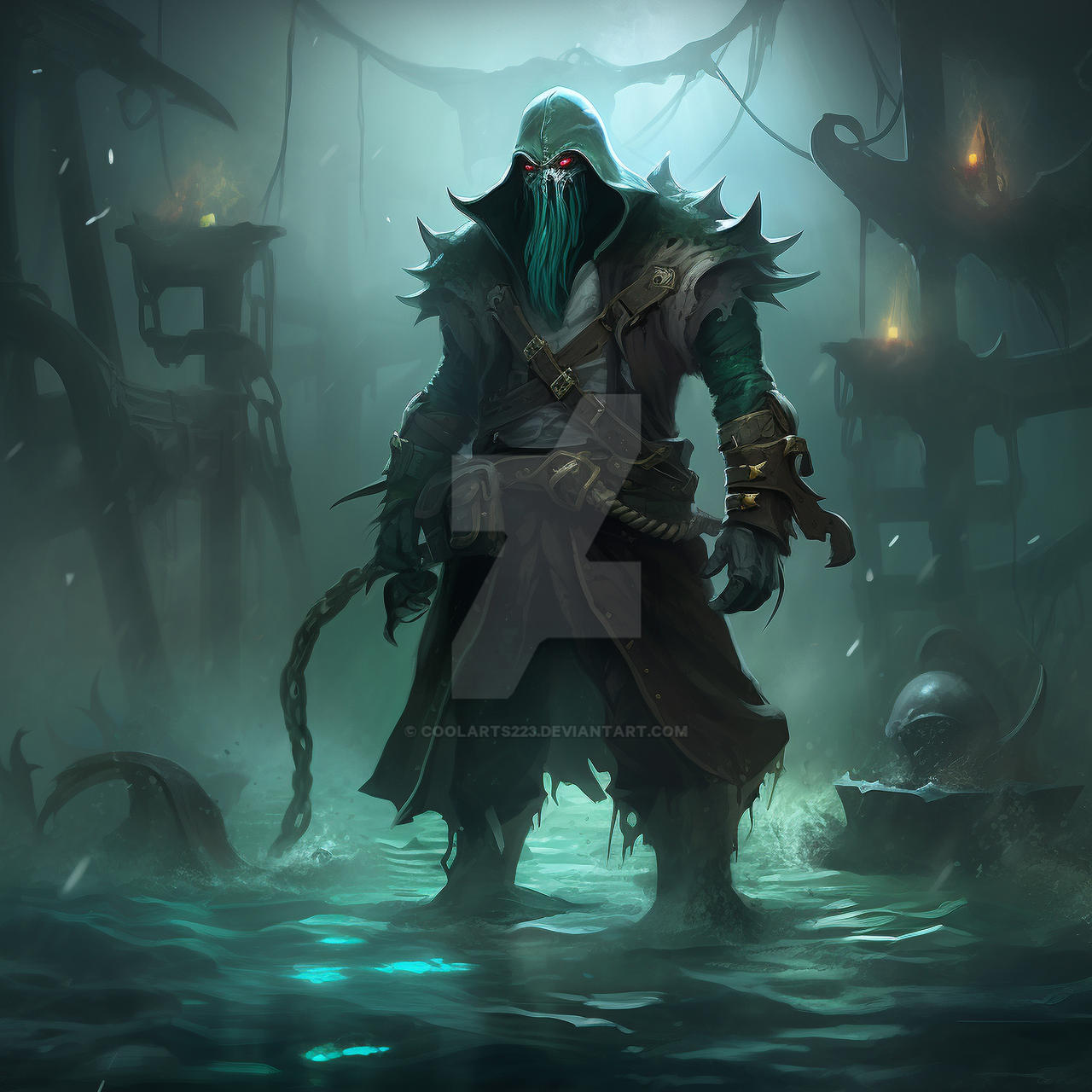 Pyke from league of legends by Coolarts223 on DeviantArt