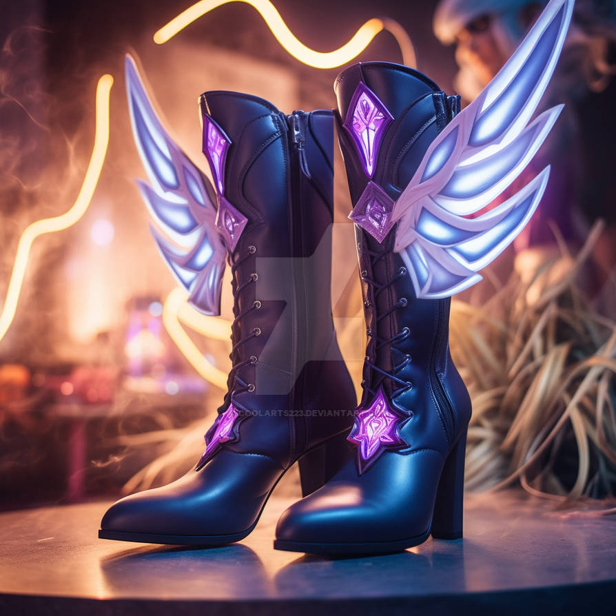 Fashion boots of Ahri from league of legends by Coolarts223 on DeviantArt