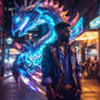 Man stands on street with Aurelion Sol