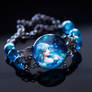 Jewelry bracelet with anime girl picture