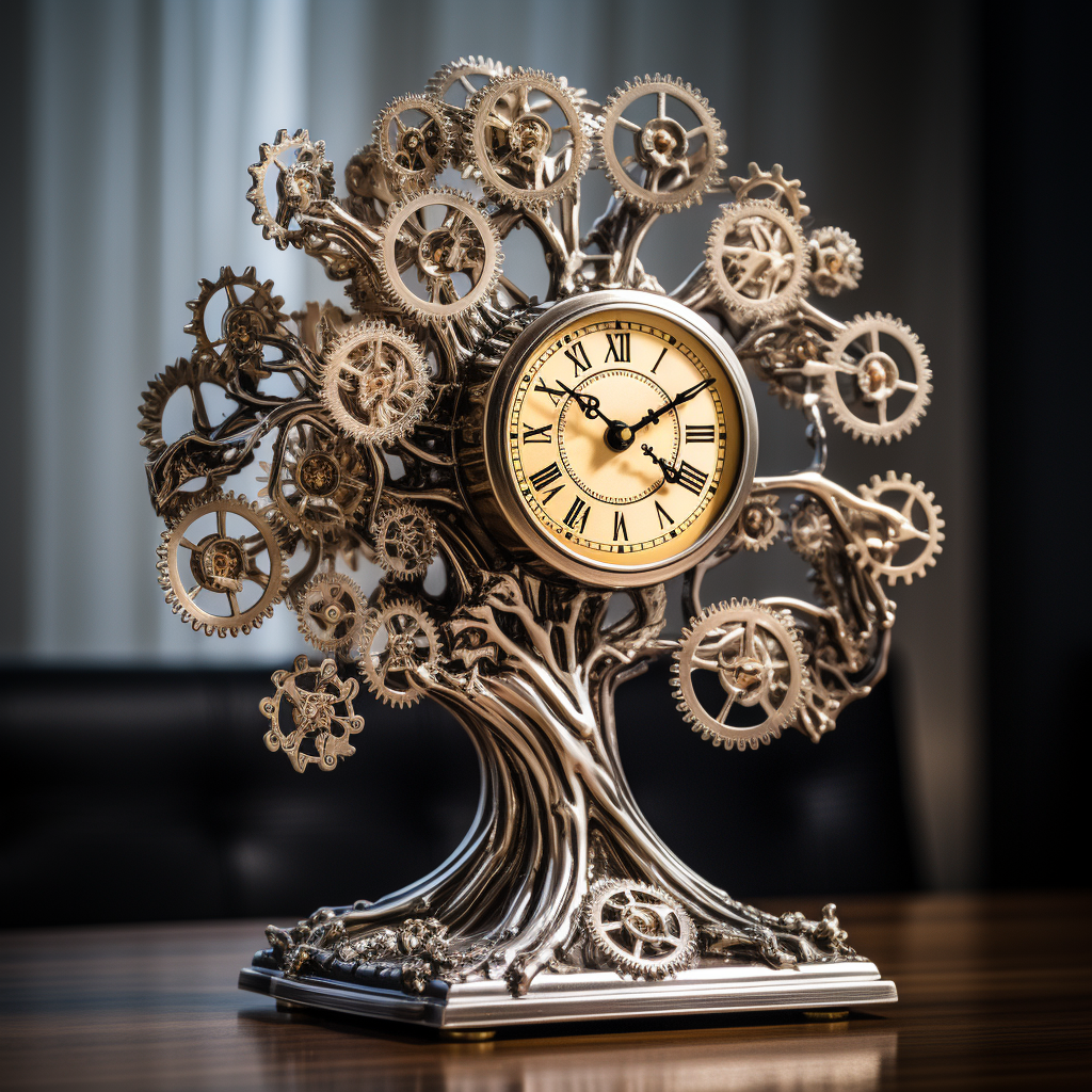 Decorative tree with clock and gears by Coolarts223 on DeviantArt