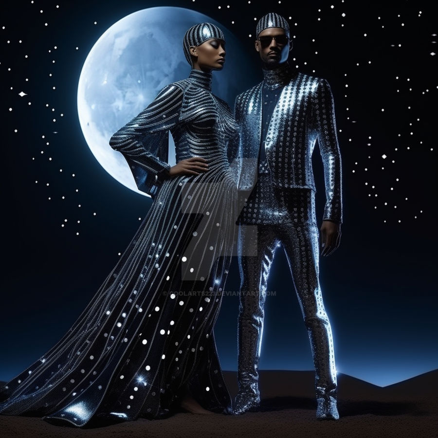 Couple in futuristic clothes, on another planet by Coolarts223 on DeviantArt
