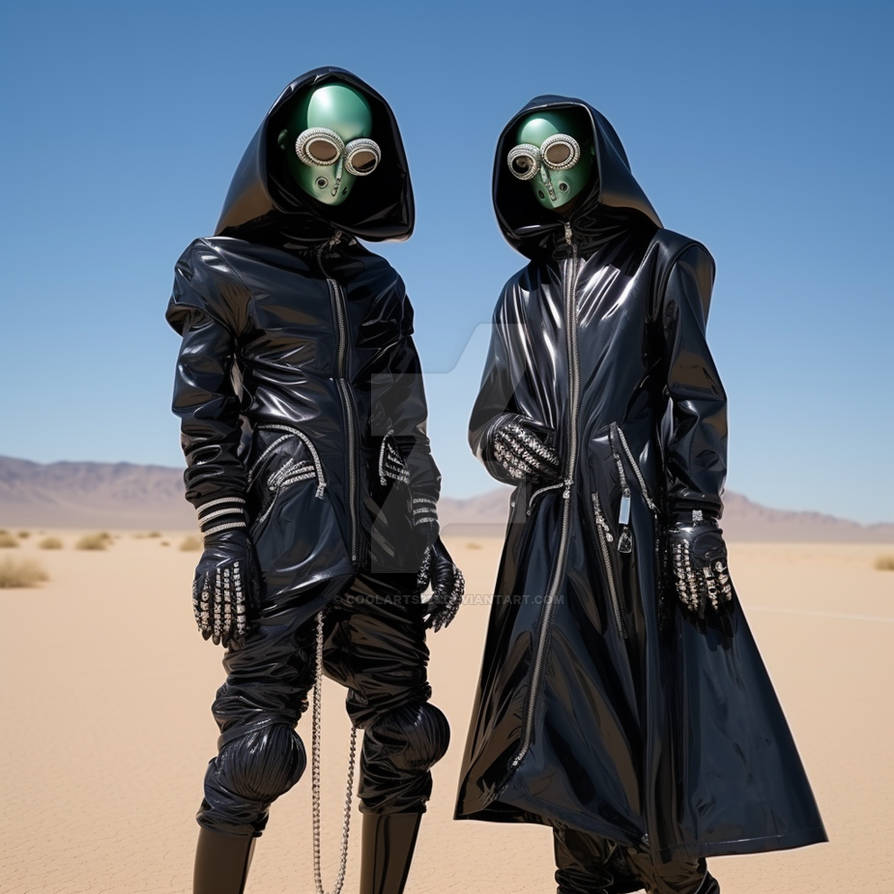 Alien couple in fashion clothes, on another planet by Coolarts223 on ...