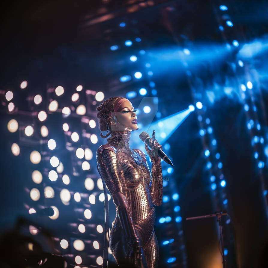 Alien Singer Alien woman as a singer on stage by Coolarts223 on DeviantArt