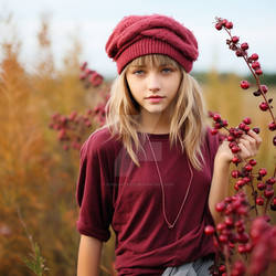 Girl wearing outfit cranberries inspired