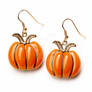 Cute pumpkin earrings