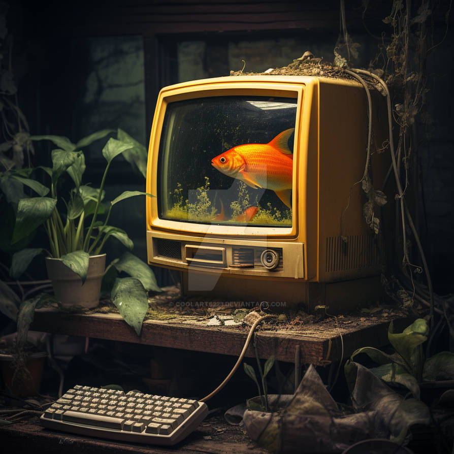 Aquarium within a computer by Coolarts223 on DeviantArt