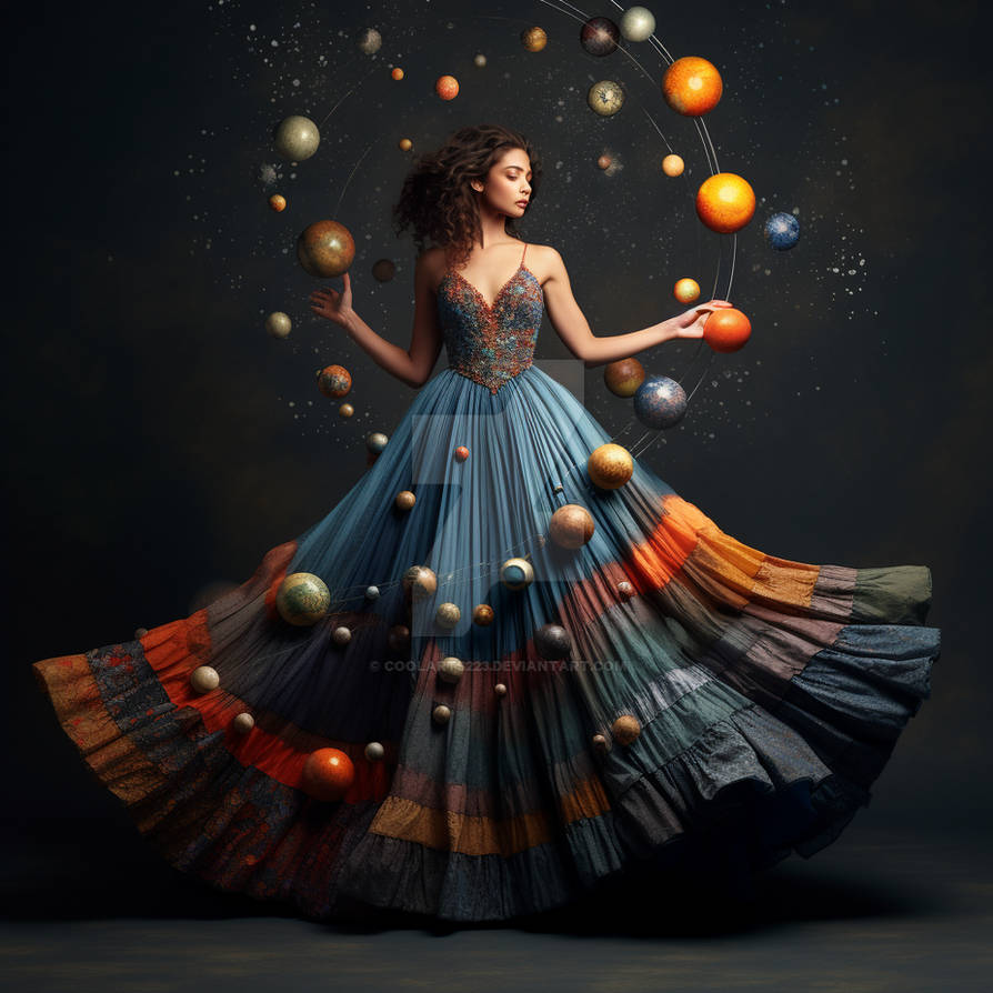 Dress in style of cosmic space by Coolarts223 on DeviantArt