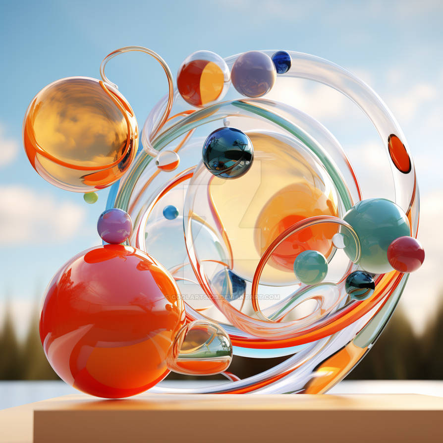 Abstract 3D colourful illustration of imagination by Coolarts223 on ...