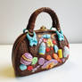 Fashionable handbag chocolate egg inspired