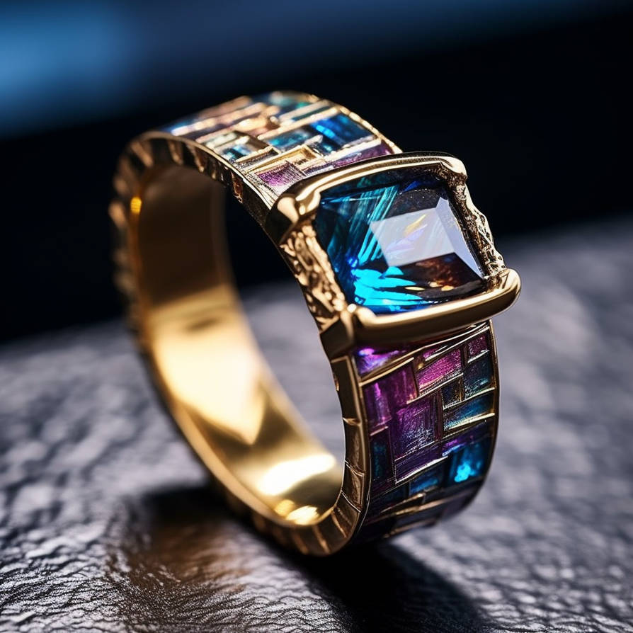 Colourful jewelry ring by Coolarts223 on DeviantArt