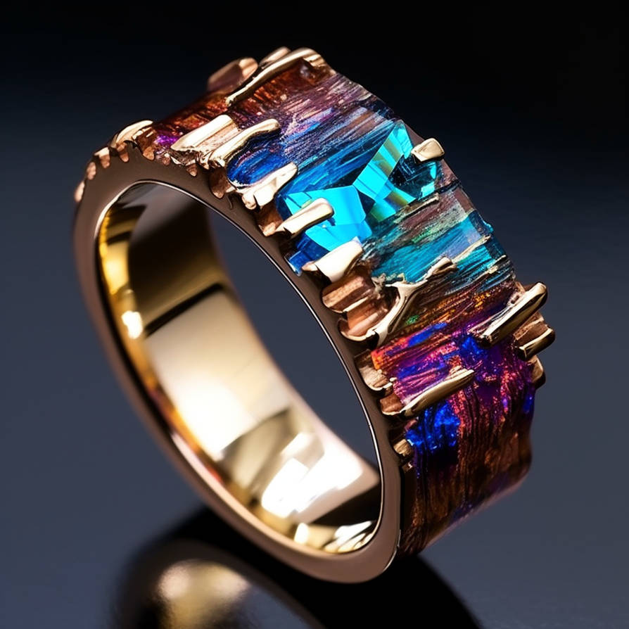 Colourful jewelry ring by Coolarts223 on DeviantArt