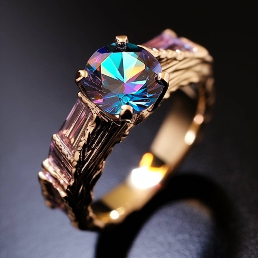 Colourful jewelry ring by Coolarts223 on DeviantArt