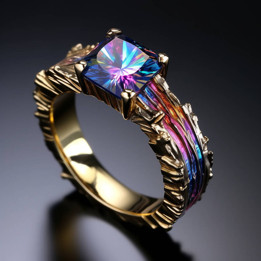 Colourful jewelry ring by Coolarts223 on DeviantArt