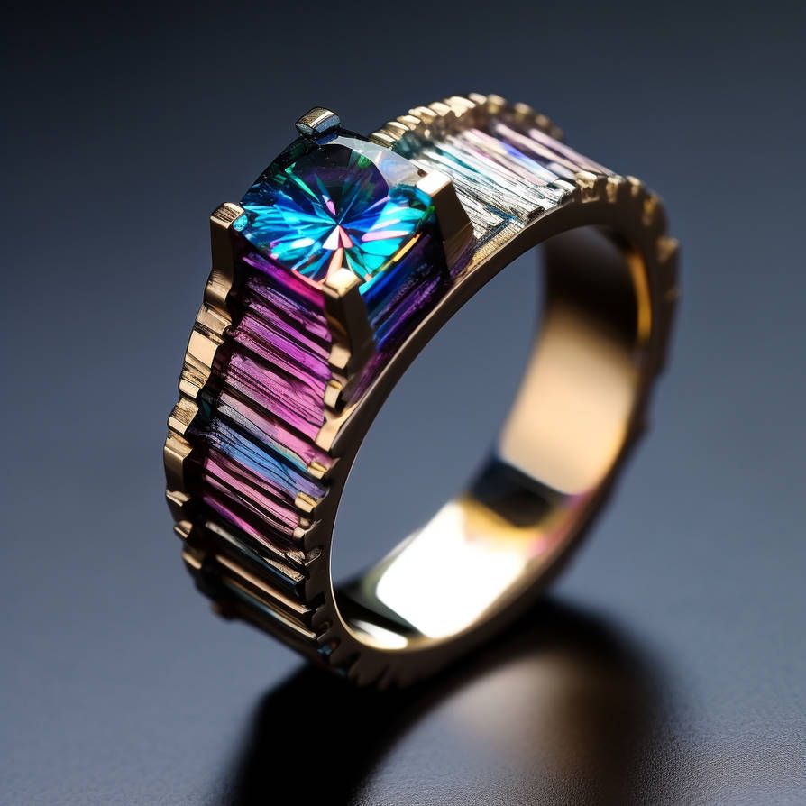 Colourful jewelry ring by Coolarts223 on DeviantArt