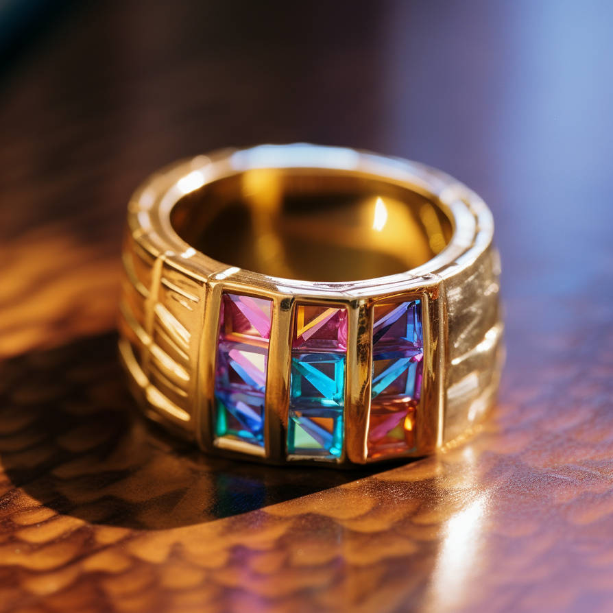 Colourful jewelry ring by Coolarts223 on DeviantArt