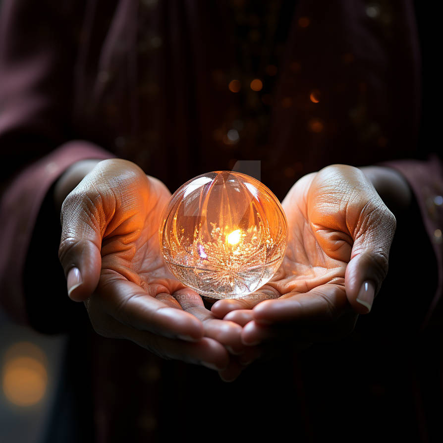 Magical Watch Magical sphere in hands by Coolarts223 on DeviantArt