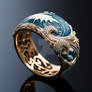 Beautiful ring with great wave