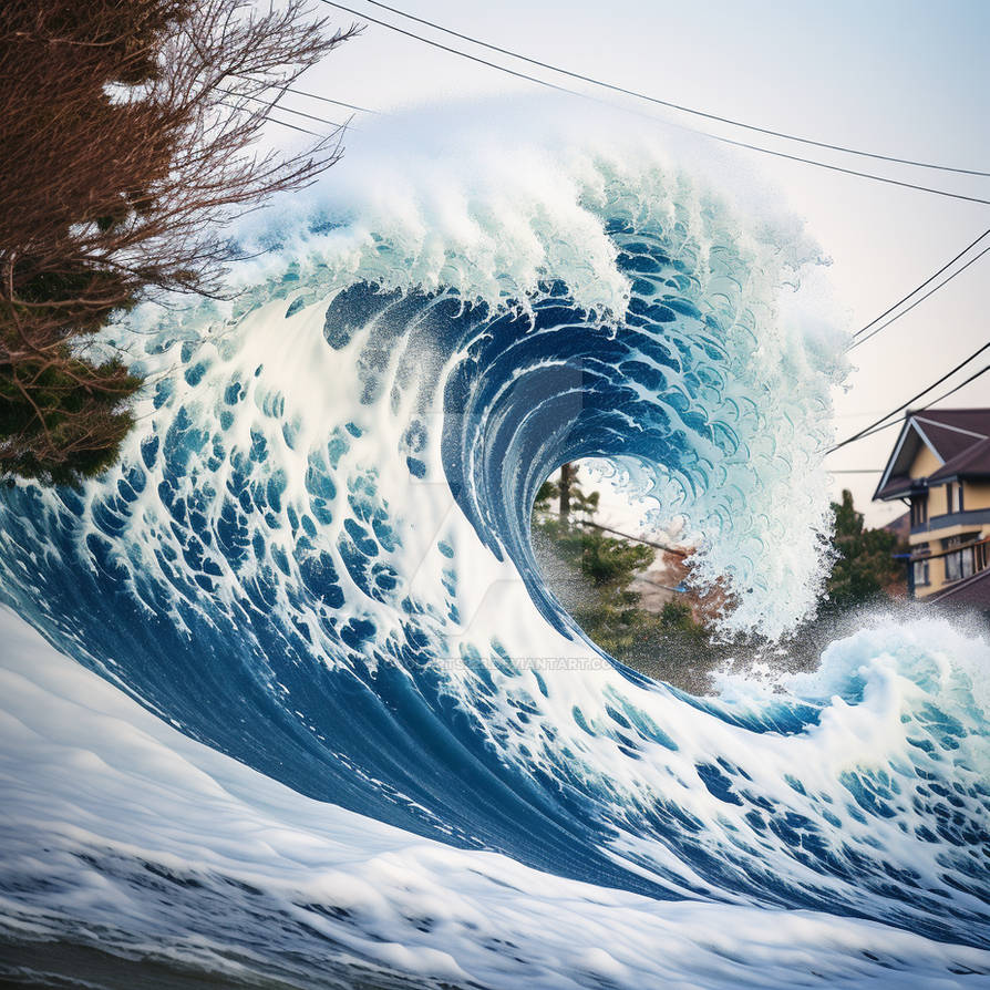 The Great Wave off Kanagawa. But in real life by Coolarts223 on DeviantArt
