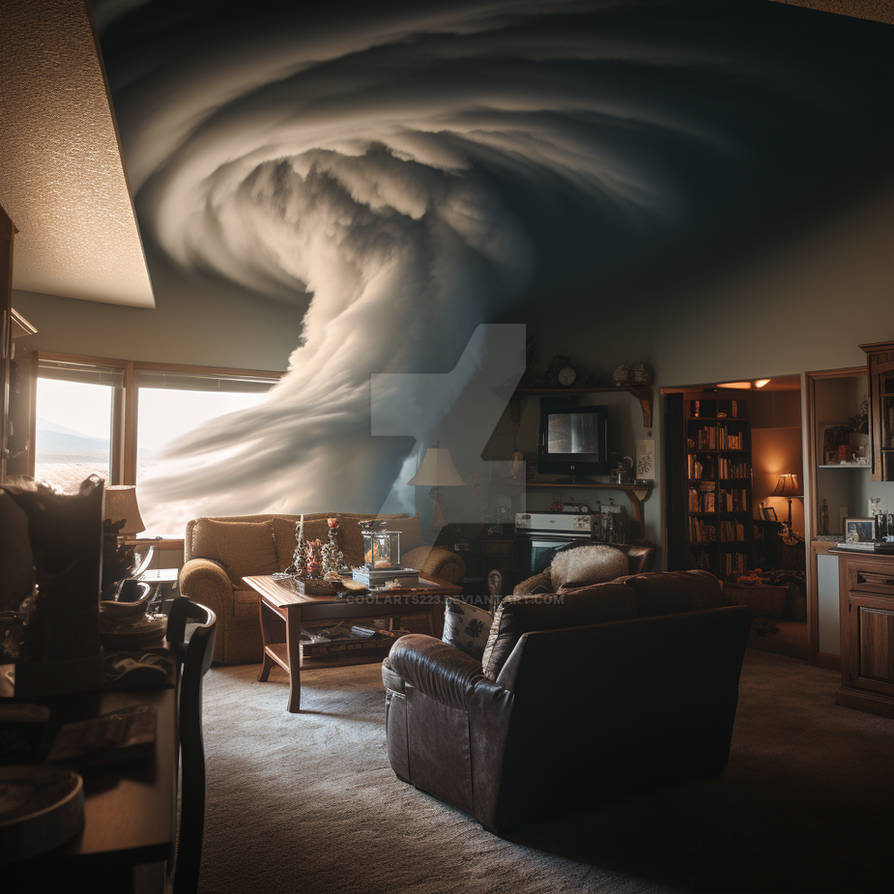 Tornado in a room by Coolarts223 on DeviantArt