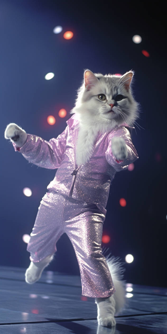 Disco Rave Cat Retro disco dancing cat. Free wallpaper by Coolarts223 on DeviantArt
