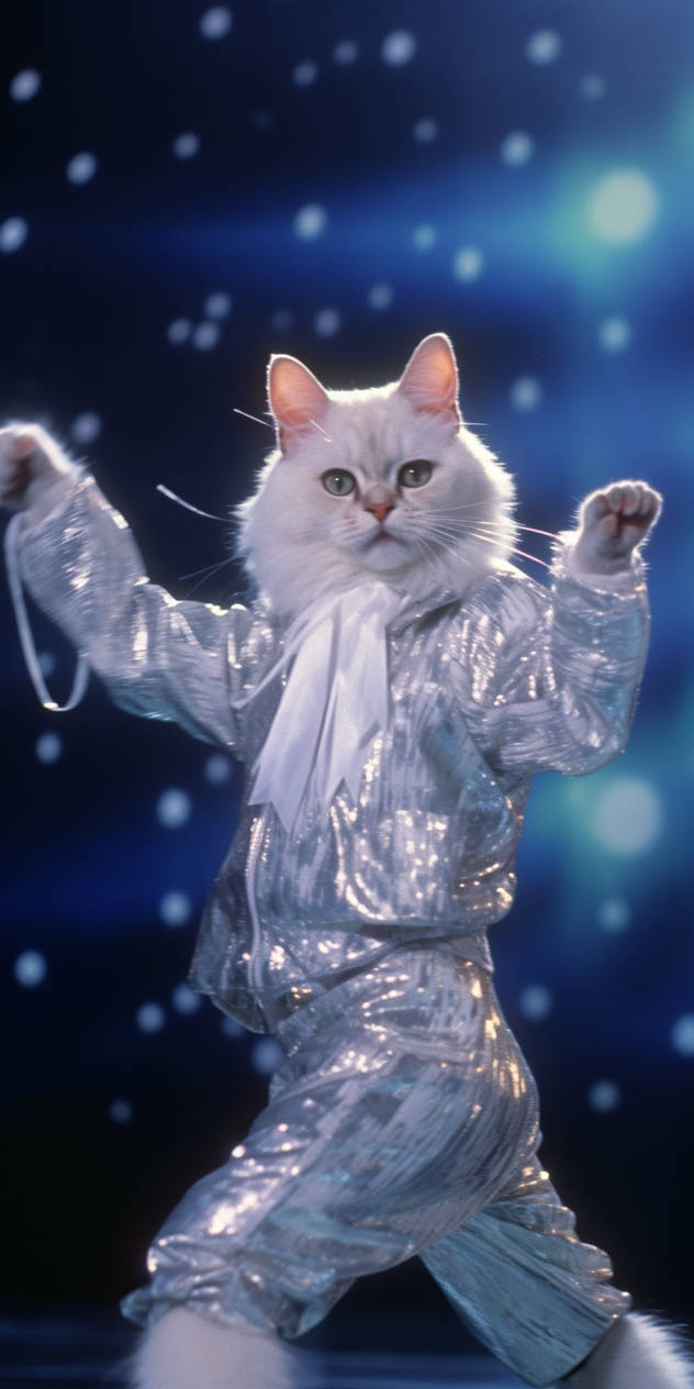 Disco Rave Cat Retro disco dancing cat. Free wallpaper by Coolarts223 on DeviantArt