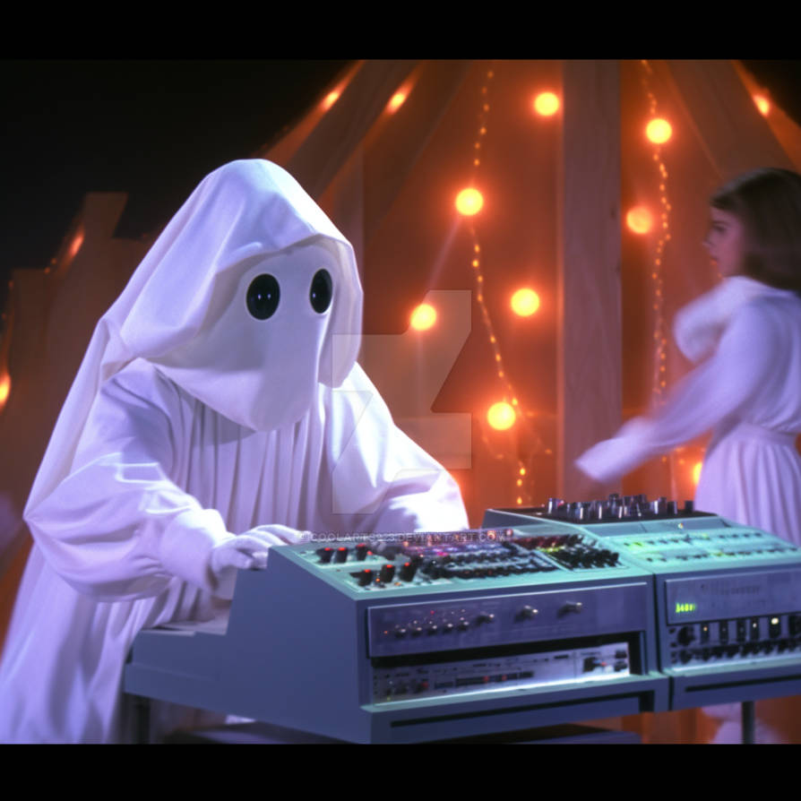 Halloween disco party. Dj ghost by Coolarts223 on DeviantArt