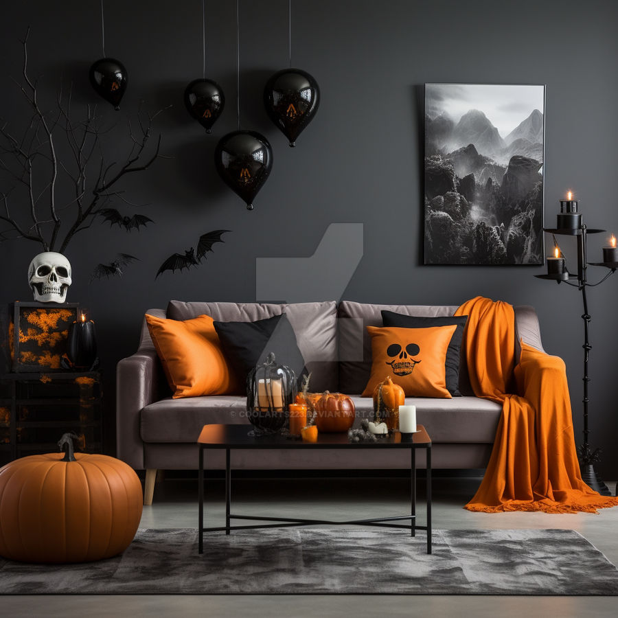 Room design Halloween style by Coolarts223 on DeviantArt