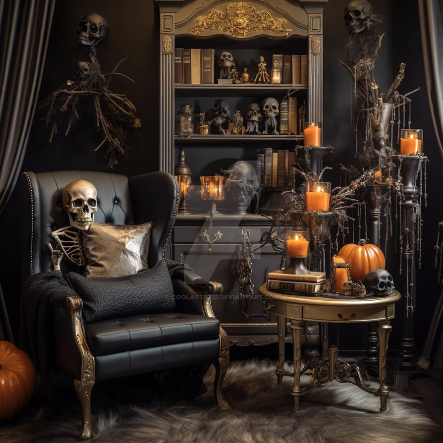 Room design Halloween style by Coolarts223 on DeviantArt