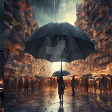 Giant rain discount umbrella