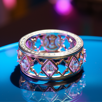Elegant jewellery ring