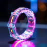 Colorful glowing ring