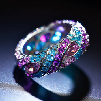 Shimmering ring