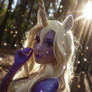 Soraka from League of legends. Cosplay. By ai